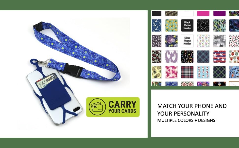 cell phone strap neck holder lanyard