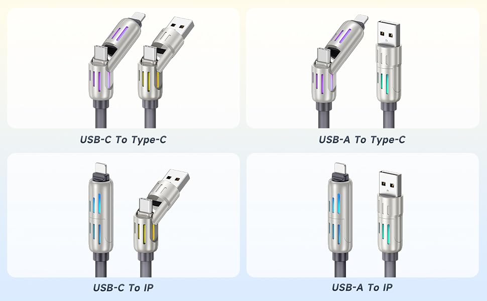 4 in 1 Charging Cable