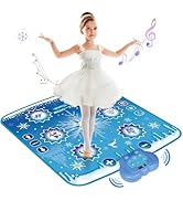 Humzo Frozen Toys Dance Mat for Girls – Bluetooth Light-Up Musical Floor Mat with 4 New Game Mode...