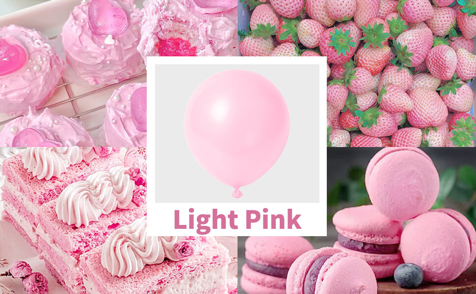 soft pink balloons