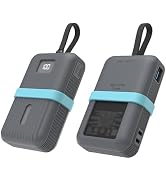 Silicone Case for Anker Zolo Power Bank (20,000mAh 30W) A1681/A1688H11 Protective Cover with Lany...