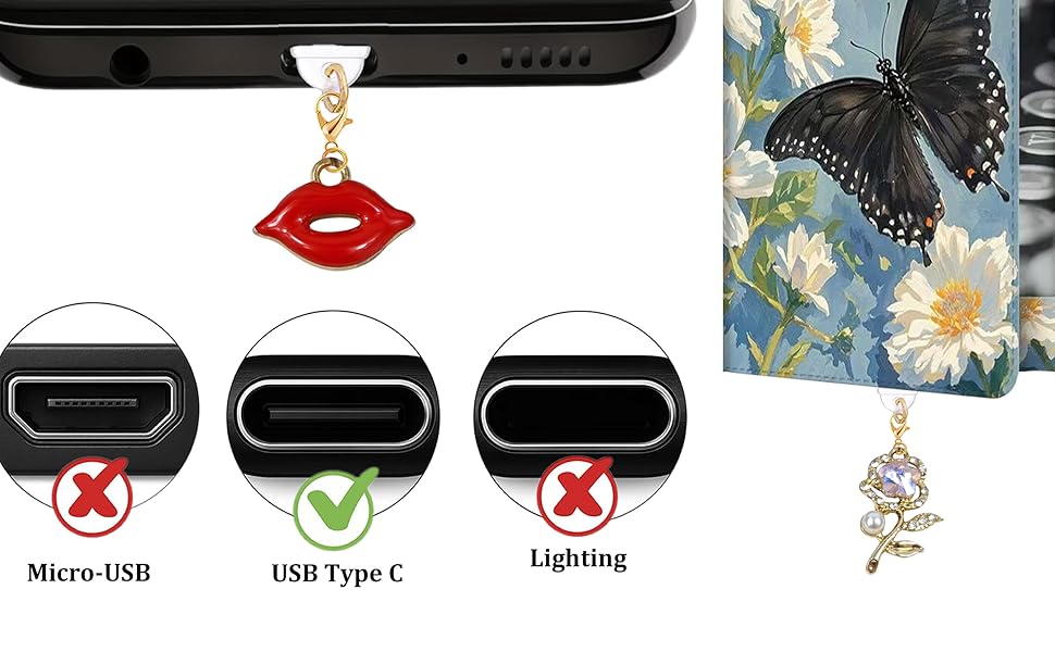 Complete 6-Piece Set – Mix & Match Decorative Charms Anytime