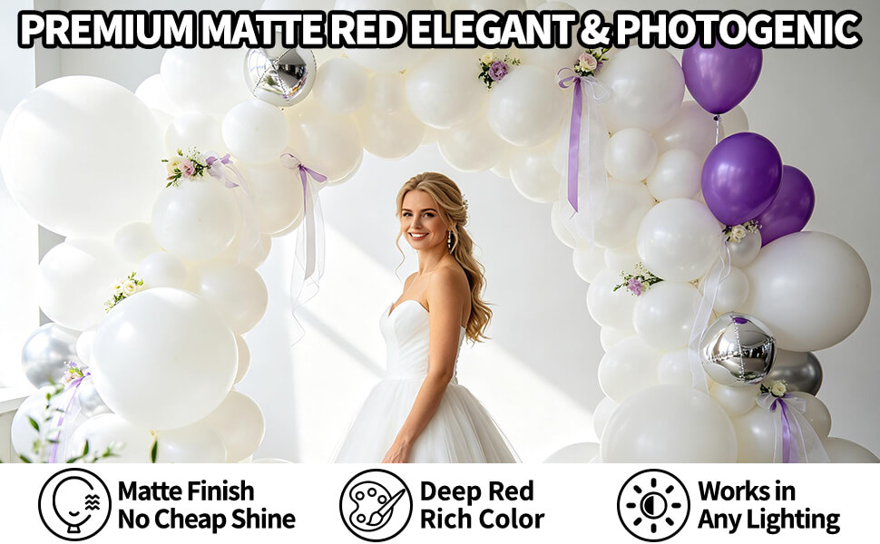 white balloons