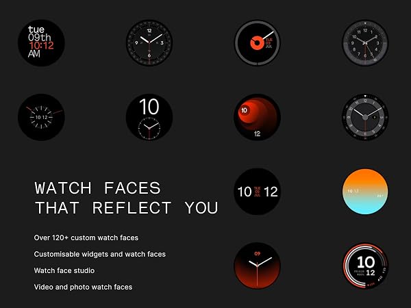 smart watch android bluetooth calling fitness tracker health smartwatch AMOLED waterproof GPS