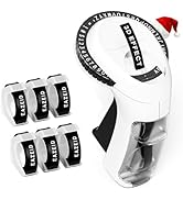 EazeID Embossed Label Maker Machine with 6PK Tapes, Vintage 3D Embosser Labeler, Old School Handh...