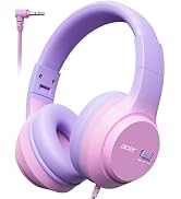 Acer Kids Headphones, 74/85/94dB Volume Limiter, Foldable Wired Over Ear Headphones for Travel, 3...