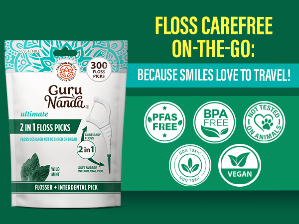 3-in-1 Floss Picks 300ct
