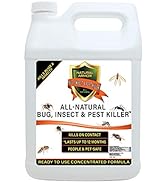Natural Bug, Insect & Pest Killer & Control Including Fleas, Ticks, Ants, Spiders, Bed Bugs, Dust...