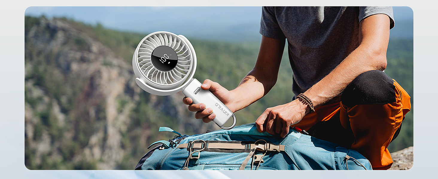 portable handheld fan