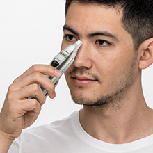 wahl trimmer ear nose brow deluxe 2-in-1 detailer facial professional lighted shaver clipper andis