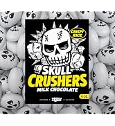 Halloween Chocolate Skulls, 10 oz Trick or Treat Halloween Candy | Chocolate Candy, Crispy Chocol...