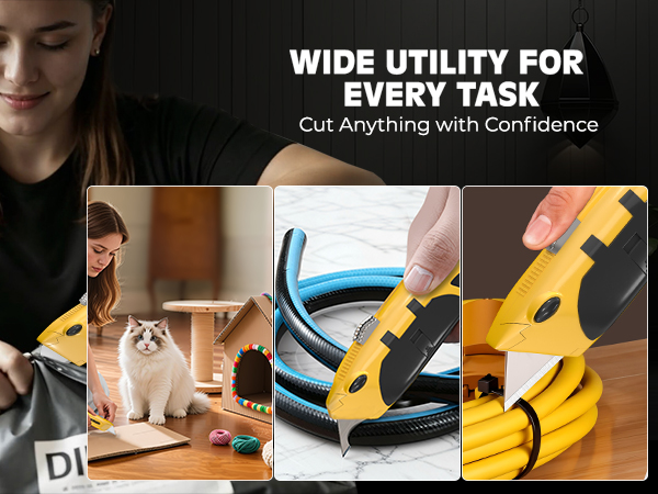 Wide usage of utility knife