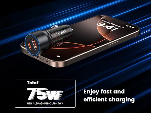MOSWAG Car Charger Adapter