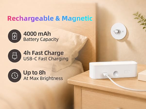 rechargeable wall lights