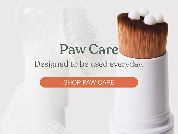Paw care: gentle, no-rinse formulas that keep paws clean, hydrated and nourished.