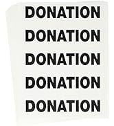 Tag-A-Room Color Coded Home Moving Alert Box Label Stickers (Donations)