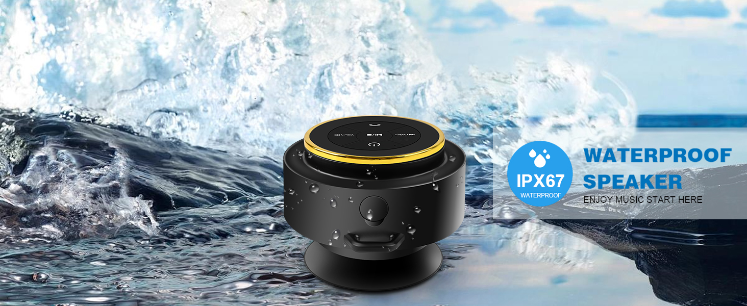 IP67 WATERPROOF SHOWER SPEAKER