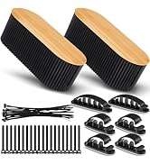 Marsui 2 Pcs Black Cable Management Organizer Box for Hiding Wires, Home Office Desk Floor Cord O...