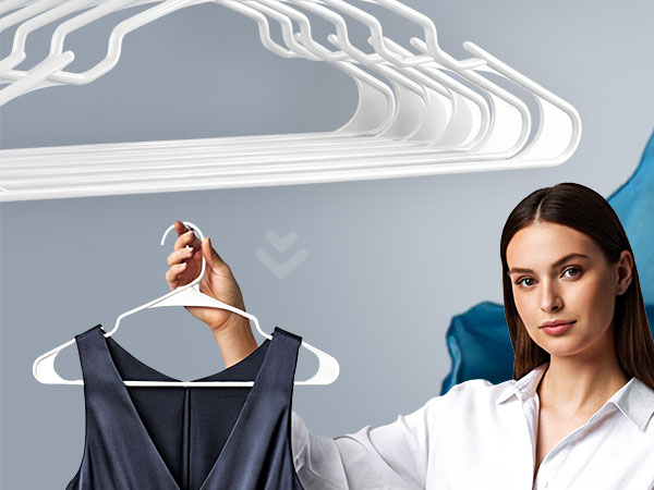 plastic coat hangers