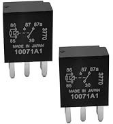 WZP 2PCS Automotive Fuel Pump Relay, 12V 5 Pin Direct Plug Power Relay, Multipurpose Relay Replac...