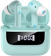 Wireless Earbuds Bluetooth 5.4, 6 Mic ENC Noise Cancelling Clear Call, in Ear Buds Deep Bass HiFi...