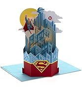 Hallmark Paper Wonder Superman Pop Up Musical Birthday Card (Plays Superman Theme)