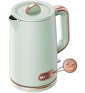 OLEGA Electric Tea Kettle: 1200W Fast Boil Electric Water Kettles 1.5L | Stainless Steel Kettle; ...