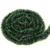 CCINEE 33FT Christmas Garland,Artificial Greenery Pine Garland Decor for Mantle Stair Fireplace H...