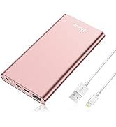 BONAI Portable Charger, (Aluminum)(Powerful) 12000mAh Power Bank, USB C High-Speed 3.0A Input/Out...