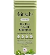 Kitsch Clarifying Tea Tree & Mint Liquid Shampoo for Women & Men – Clarifying Shampoo with Pepper...