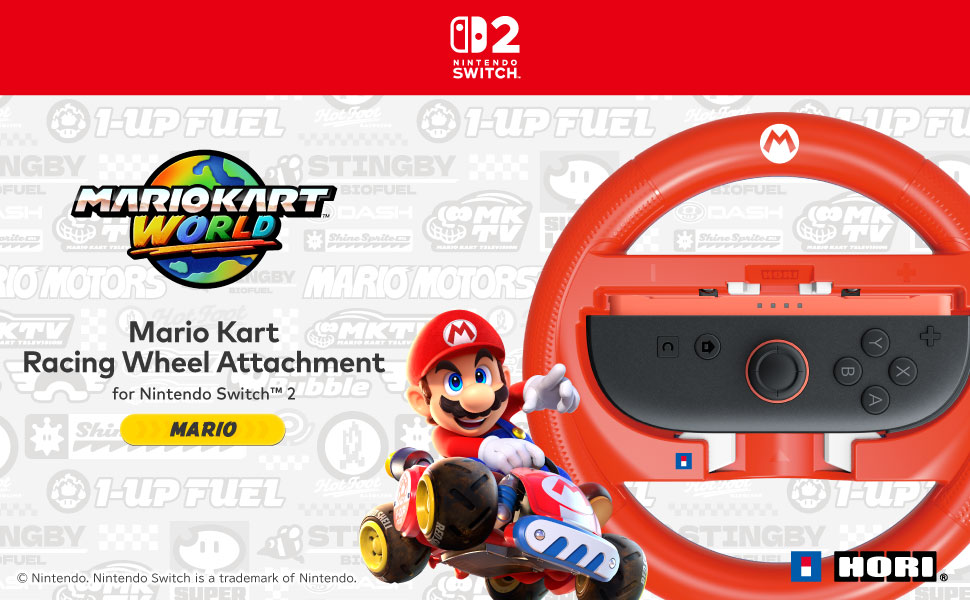 Mario Kart Racing Wheel Attachment (Mario) 1