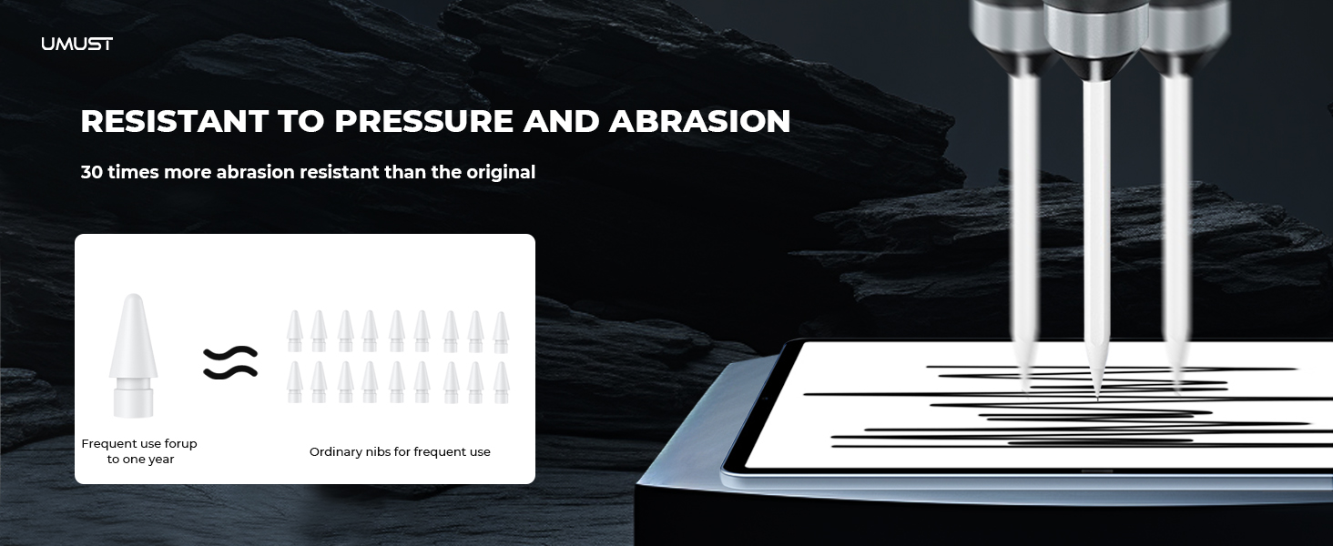 Apple Pencil Tips Suitable for Apple Pencil Pro/ USB-C/1st Generation/2nd Gen