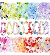 RYKOMO 300-360PCS Acrylic Beads Cute Assorted Beads for Jewelry Making Acrylic Kawaii Aesthetic B...