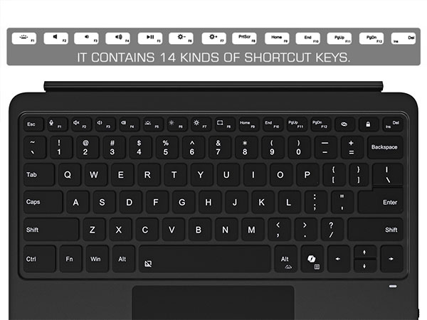 surface pro12 keyboard wireless