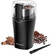 KIRAINAFLY Spice Grinder 300W, Espresso Grinder for Home Use, Stainless Steel Blade and Removable...