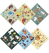 CREATCABIN 6Pcs Glasses Cleaning Cloth Microfiber Cleaning Cloths Reusable Thicken Soft Animal Bo...