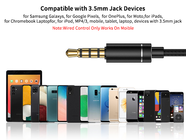 3.5mm wired earbuds for chromebook