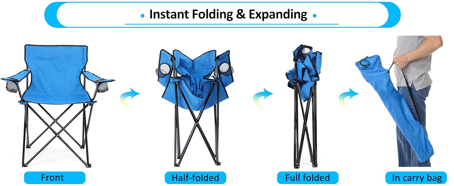 This lawn chair does not have assembly requirement, it can fold up or expand in seconds
