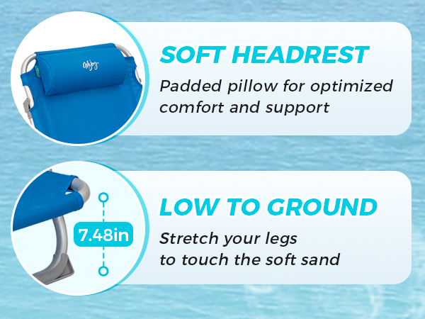 WEJOY Folding Beach Chair for Adults