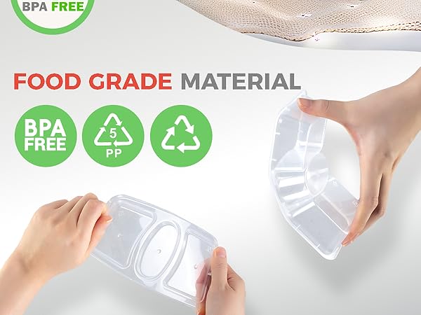 Reusable Snack Containers with Lids