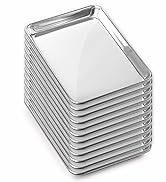 GRIDMANN 9" x 13" Commercial Grade Aluminum Cookie Sheet Baking Tray Jelly Roll Pan Quarter Sheet...