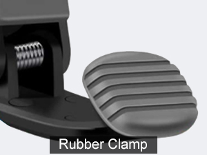 Rubber clamp