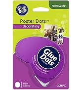 Glue Dots Dot N' Go Dispenser with Removable Poster Dots, (24233).375