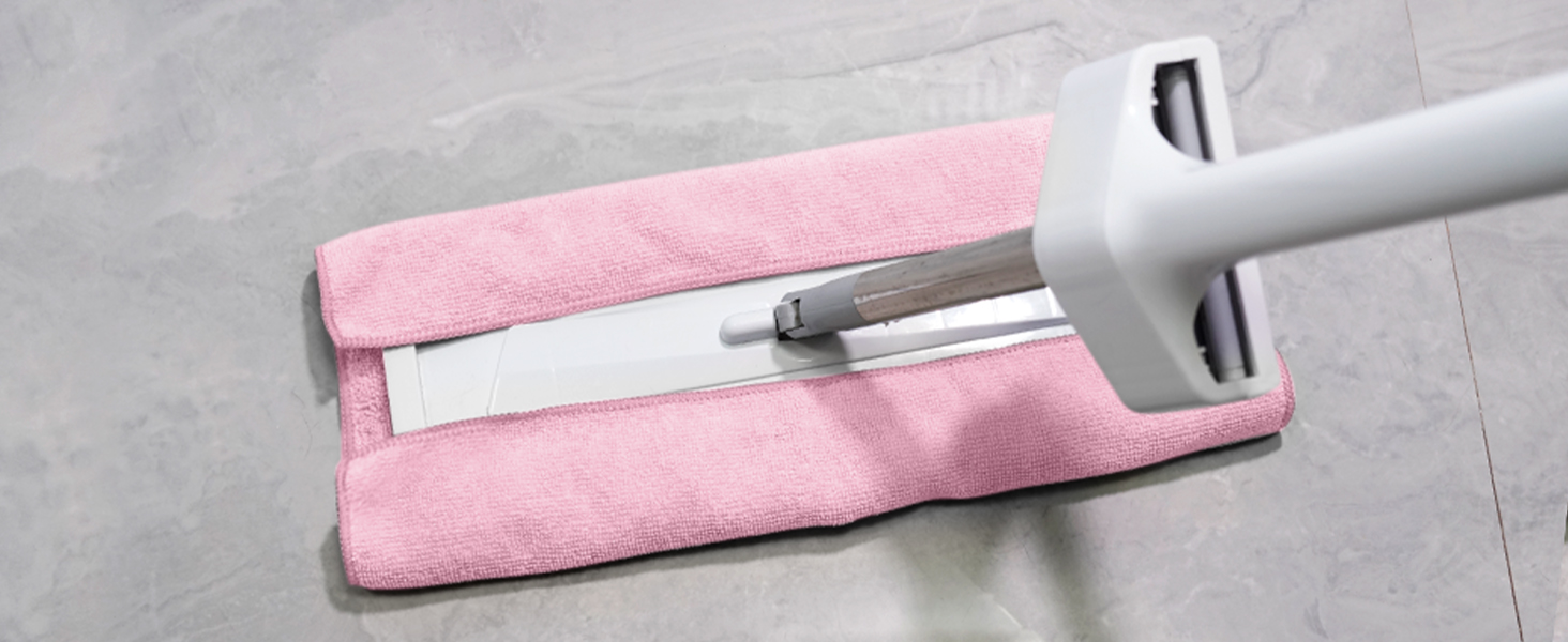 pink cleaning cloth