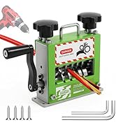 EASYWOX Manual Wire Stripping Machine, Drill Powered Hand Crank Wire Stripper Tool with 6 Channel...