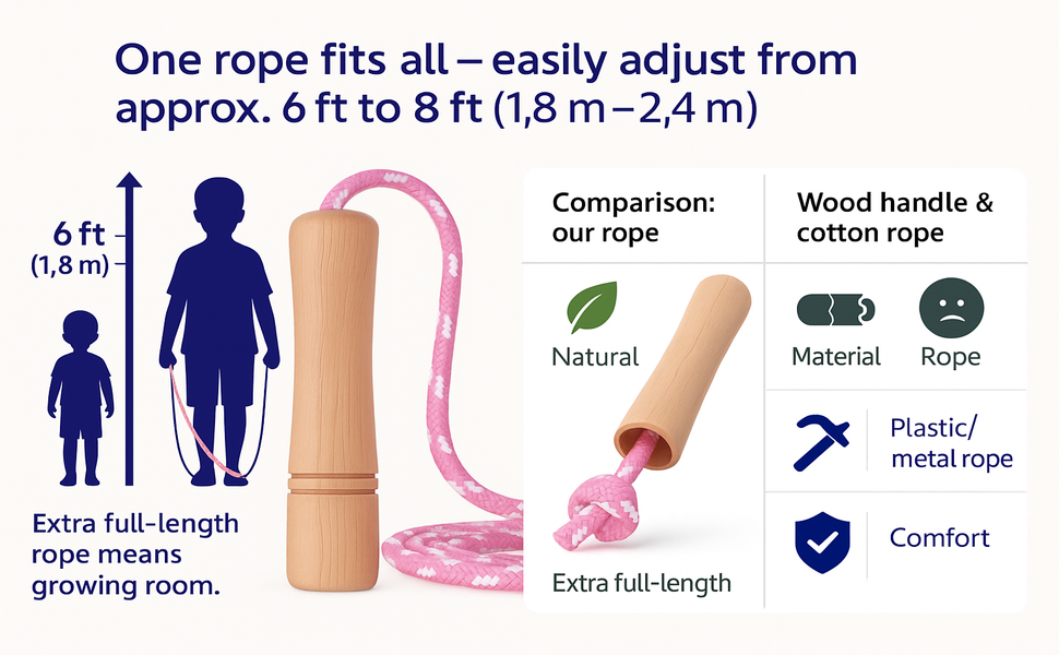 wooden jump rope