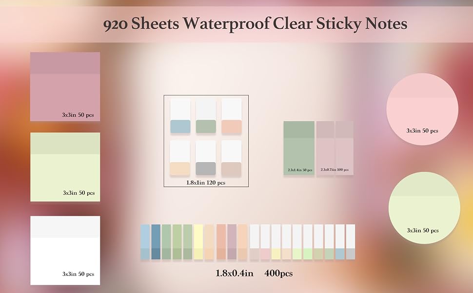 translucent sticky notes