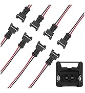 8PCS Fuel Injector Connector,Fuel Injector Wiring Harness Compatible with Any RC, Bosch EV1 Fuel ...