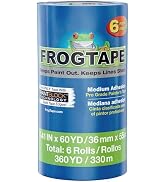 FrogTape Pro Painter's Tape with PAINTBLOCK, Medium Adhesion, 1.41