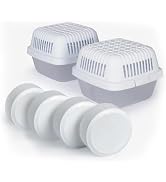 HUMYDRY Moisture Absorber Dehumidifier for Home, Smart Pack of 2 Dehumidifiers of 15.9oz with 4 R...